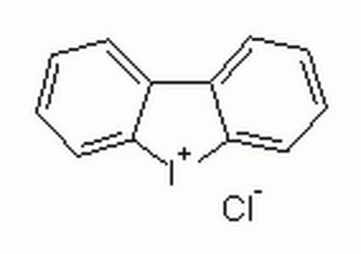 Diphenyleniodoniumchlorid A cell-permeable, irreversible inhibitor of endothelial nitric oxide synthase (eNOS).