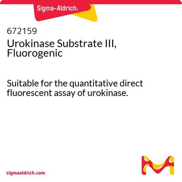 Urokinase-Substrat III, fluorogen, Calbiochem Suitable for the quantitative direct fluorescent assay of urokinase.