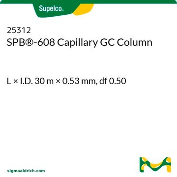 Colonne capillaire SPB&#174;-608 pour GC/CPG L × I.D. 30&#160;m × 0.53&#160;mm, df 0.50