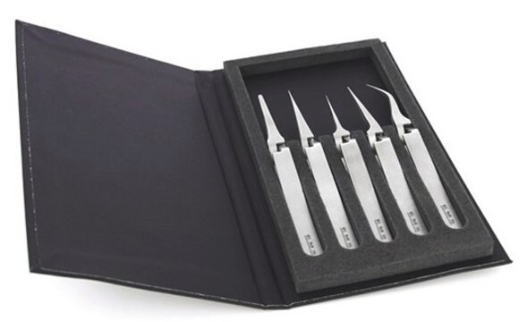 Tweezer Kit Reverse Action, Stainless