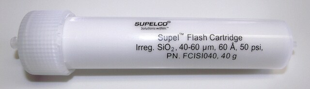 Supel&#8482;フラッシュカートリッジ 40-63&#160;&#956;m, matrix active group silica, bed wt. 40&#160;g, for use with Isco and Analogix flash systems