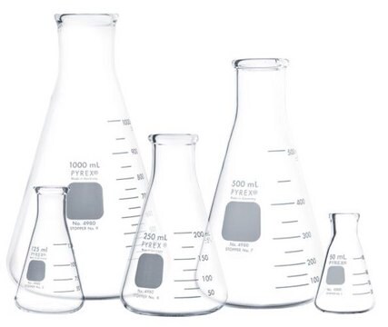 Pyrex&#174; narrow-mouth graduated Erlenmeyer flask assortment pack assortment pack