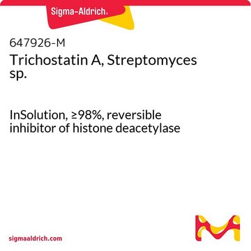 InSolution Trichostatin A, Streptomyces sp., Calbiochem InSolution, &#8805;98%, reversible inhibitor of histone deacetylase