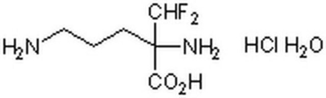 DL-&#945;-Difluoromethylornithine, Hydrochloride A cell-permeable, anticancer agent that acts as a specific and irreversible inhibitor of ornithine decarboxylase (ODC), the rate-limiting enzyme in polyamine biosynthesis.