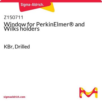 Fenster für PerkinElmer&#174; und Wilks Halter KBr, Drilled