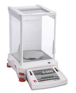 Ohaus&#174; Explorer&#174; precision balance Model EX223/E, weighing capacity 220&#160;g, Precision 1&#160;mg, AC/DC input 110 V, US 3-pin plug