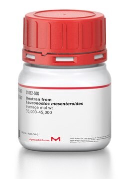 Dextran from Leuconostoc mesenteroides average mol wt 35,000-45,000