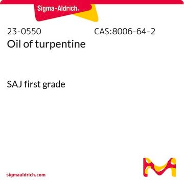 Oil of turpentine SAJ first grade