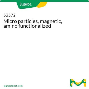 Micro particles, magnetic, amino functionalized