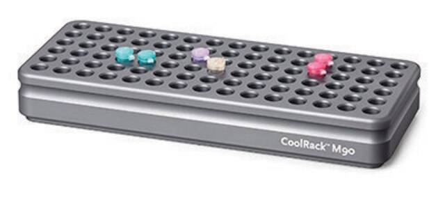 Corning&#174; CoolRack&#174; M90, capacity 90 x 1.5 or 2 mL microfuge tubes, gray