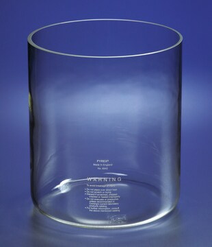 Pyrex&#174; cylindrical jar, plain O.D. × H 257&#160;mm × 254&#160;mm