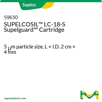 SUPELCOSIL&#8482; LC-18-S Supelguard Kartusche 5&#160;&#956;m particle size, L × I.D. 2&#160;cm × 4&#160;mm