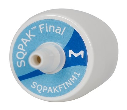 Filtro finale SQPAK&#8482; For bacteria- and particulate-free ultrapure water. Use with ultrapure dispensing module of Milli-Q&#174; SQ 2Series systems.