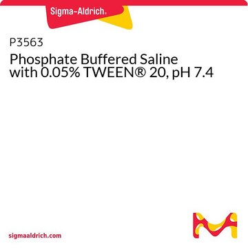 Disolución salina tamponada con fostato al 0,05&nbsp;% TWEEN&#174; 20, pH 7,4