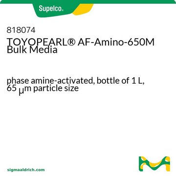 TOYOPEARL&#174; AF-Amino-650M Bulk Media phase amine-activated, bottle of 1&#160;L, 65&#160;&#956;m particle size