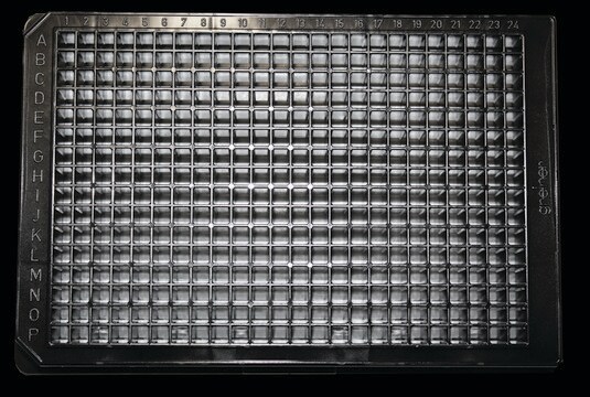 Nanofiber multiwell plate, with random oriented nanofibers size 384&#160;wells