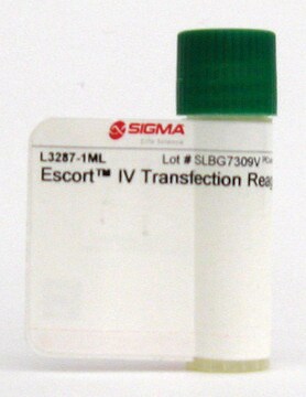 Escort &#8482; IV 转染试剂 Lipid reagent for transient and stable transfection of mammalian and insect cells.