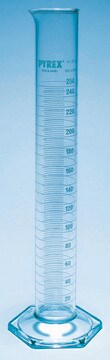 Pyrex&#174; measuring cylinder with spout, Class B volume 500&#160;mL