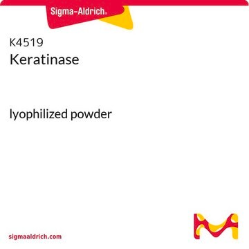 Keratinase lyophilized powder