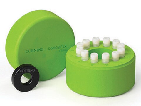 Corning&#174; CoolCell&#8482; LX Cell Freezing Container (12 x 1 mL or 2 mL cryogenic vials), green