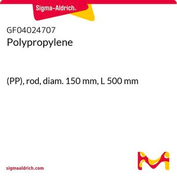 Polypropylene (PP), rod, diam. 150&#160;mm, L 500&#160;mm