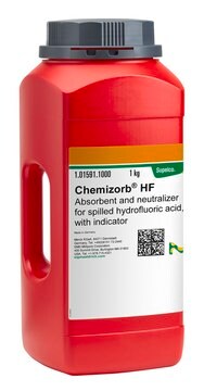 &#174; HF Absorbent and neutralizer for spilled hydrofluoric acid, with indicator