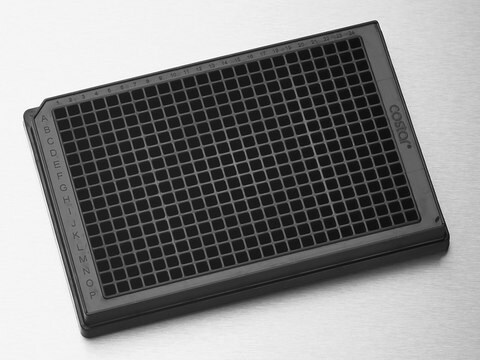 Corning&#174; 384微孔板，低容积 surface treatment, Non-binding Surface, black polystyrene, U-bottom, non-sterile, lid: no, pack of 10