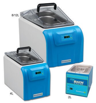 MyBath&#8482; mini water bath AC/DC input 115 V AC, capacity 12&#160;L