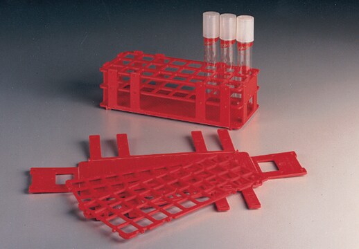 Test tube racks Holds 60 x 16 mm tubes, 5 × 12 array