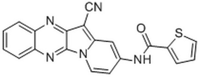 Inhibitor TOPK/PBK, HI-TOPK-032 A cell-permeable, selective, ATP competitive, reversible inhibitor of T-LAK-cell-originated protein kinase (IC&#8325;&#8320; = 2 &#181;M).