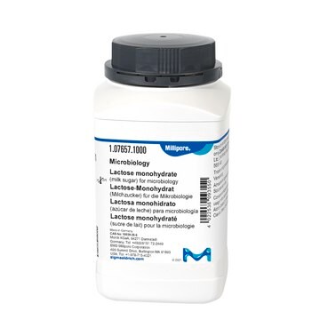 Lactose monohydrate milk sugar, suitable for microbiology