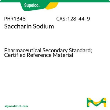 Saccharin-Natrium Pharmaceutical Secondary Standard; Certified Reference Material