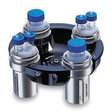 Rotor for Eppendorf&#174; 5702/5702R/5702RH Centrifuges A-4-38, aerosol-tight, with 4 x 100 mL round buckets