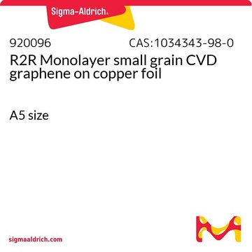 R2R Monolayer small grain CVD graphene on copper foil A5 size