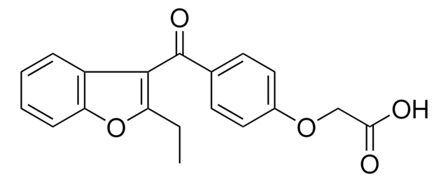 (4-((2-ETHYL-1-BENZOFURAN-3-YL)CARBONYL)PHENOXY)ACETIC ACID AldrichCPR