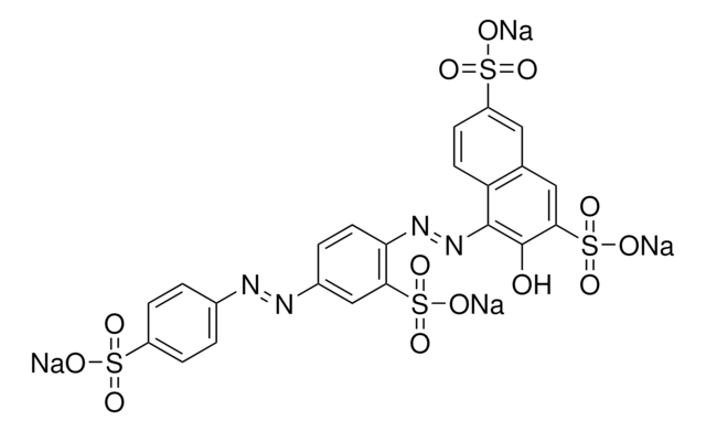 Ponceau S BioReagent, suitable (for use in cellulose acetate electrophoresis), 0.1&#160;% (w/v) in 5% acetic acid