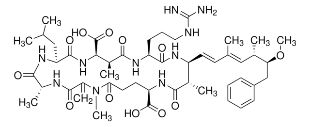 微囊藻素-LR溶液 溶液 10&#160;&#956;g/mL in methanol, analytical standard