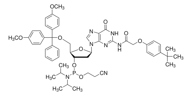 DMT-dG(tac) ホスホロアミダイト configured for PerkinElmer, configured for Polygen