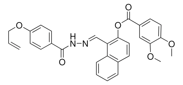 1-(2-(4-(ALLYLOXY)BENZOYL)CARBOHYDRAZONOYL)-2-NAPHTHYL 3,4-DIMETHOXYBENZOATE AldrichCPR