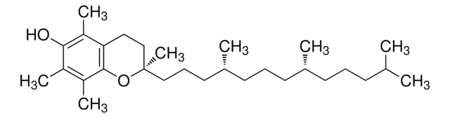 (+)-&#945;-トコフェロール Type VI, from vegetable oil, liquid (&#8805;0.88M based on potency, density and molecular wt.), BioReagent, suitable for insect cell culture, &#8805;1000&#160;IU/g