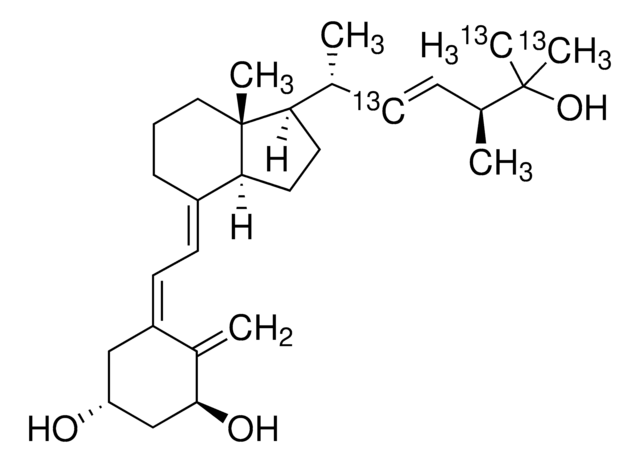 1&#945;,25-Dihydroxyvitamin D2-(22,26,27-13C3) solution 10&#160;&#956;g/mL in ethanol, &#8805;98 atom % 13C, &#8805;95% (CP)