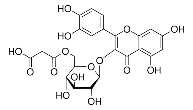 ケルセチン 3-O-(6"-O-マロニル)-&#946;-D-グルコシド &#8805;85% (HPLC)