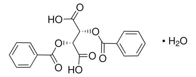 (&#8722;)-O,O&#8242;-Dibenzoyl-L-weinsäure Monohydrat &#8805;99.0% (T)