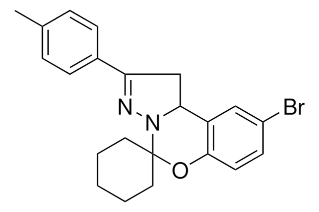 9-BROMO-2-P-TOLYL-1,10B-DIHYDROSPIRO[BENZO[E]PYRAZOLO[1,5-C][1,3]OXAZINE-5,1'-CYCLOHEXANE] AldrichCPR