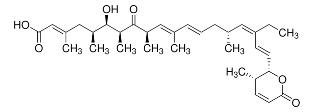 レプトマイシンB 溶液 放線菌由来 &#8805;95% (HPLC), Supplied in methanol: water (7:3)