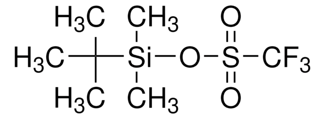 tert-Butyldimethylsilyl trifluoromethanesulfonate for GC derivatization, LiChropur&#8482;, &#8805;98.0% (T)