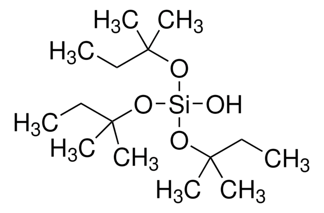 Tris(tert-pentoxy)silanol packaged for use in deposition systems