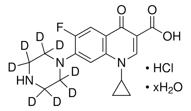 シプロフロキサシン-d8 塩酸塩 水和物 VETRANAL&#174;, analytical standard