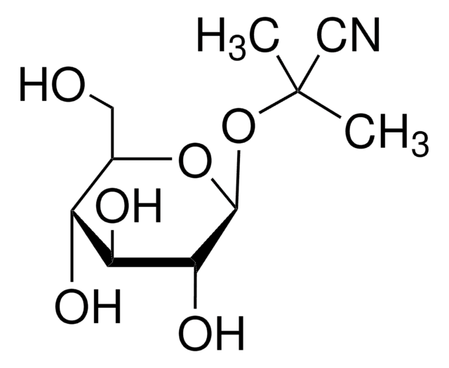 &#945;-羟基异丁腈 &#946;- D -吡喃葡萄糖苷 &#8805;97% (HPLC)