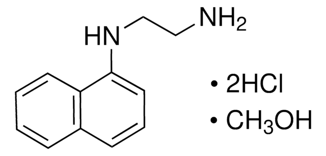 N-(1-Naphthyl)ethylenediamine dihydrochloride monomethanolate for spectrophotometric det. of nitrate and nitrite, &#8805;99.0%